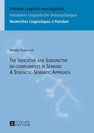 Cover of the book The Indicative and Subjunctive da-complements in Serbian: A Syntactic-Semantic Approach by Lisa FitzGerald