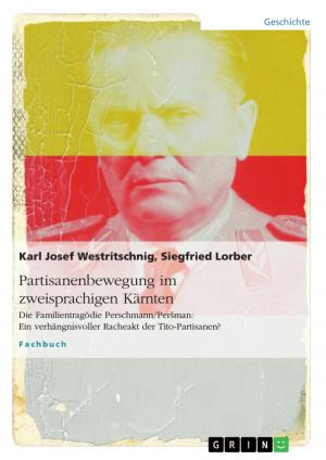 Book cover of Partisanenbewegung im zweisprachigen Kärnten. Die Familientragödie Perschmann/Per?man: Ein verhängnisvoller Racheakt der Tito-Partisanen?