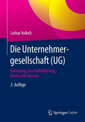 Cover of the book Die Unternehmergesellschaft (UG) by Verena König