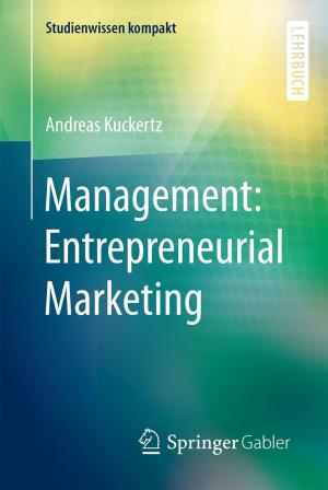 Cover of the book Management: Entrepreneurial Marketing by Matthias Heyssler