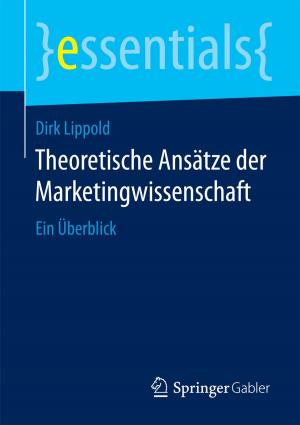 Cover of the book Theoretische Ansätze der Marketingwissenschaft by Wolfgang Saaman