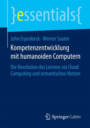 Book cover of Kompetenzentwicklung mit humanoiden Computern