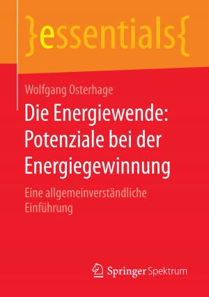 Cover of the book Die Energiewende: Potenziale bei der Energiegewinnung by Wolfgang Becker, Robert Ebner, Daniela Fischer-Petersohn, Marcus Ruhnau