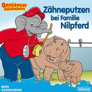 Book cover of Benjamin Blümchen - Zähneputzen bei Familie Nilpferd