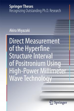 Cover of the book Direct Measurement of the Hyperfine Structure Interval of Positronium Using High-Power Millimeter Wave Technology by Hiroshi Iwata, Kunio Shimada