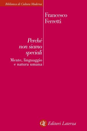Cover of the book Perché non siamo speciali by Tullio De Mauro