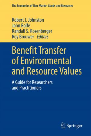 Cover of the book Benefit Transfer of Environmental and Resource Values by Joseph W. Dodd