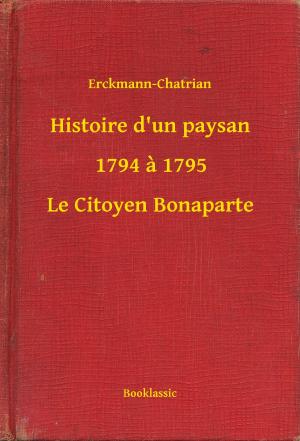 Cover of the book Histoire d'un paysan - 1794 à 1795 - Le Citoyen Bonaparte by Howard Phillips Lovecraft