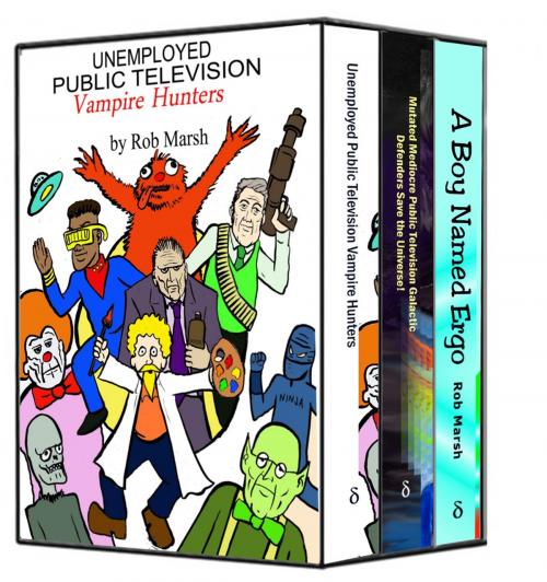 Cover of the book Public Television Heroes! by Rob Marsh, Dingbat Publishing