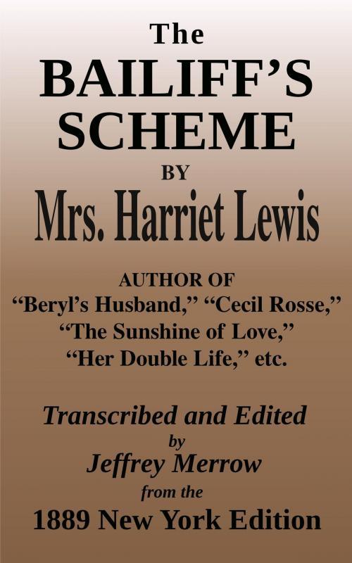 Cover of the book The Bailiff’s Scheme by Mrs. Harriet Lewis, Tadalique and Company