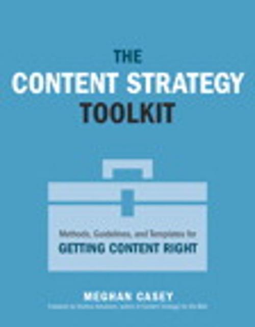 Cover of the book The Content Strategy Toolkit by Meghan Casey, Pearson Education