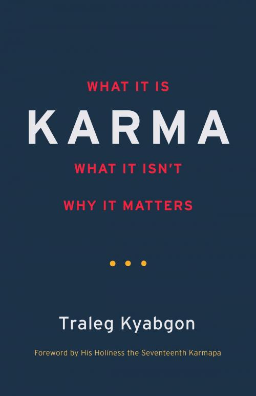 Cover of the book Karma by Traleg Kyabgon, Shambhala