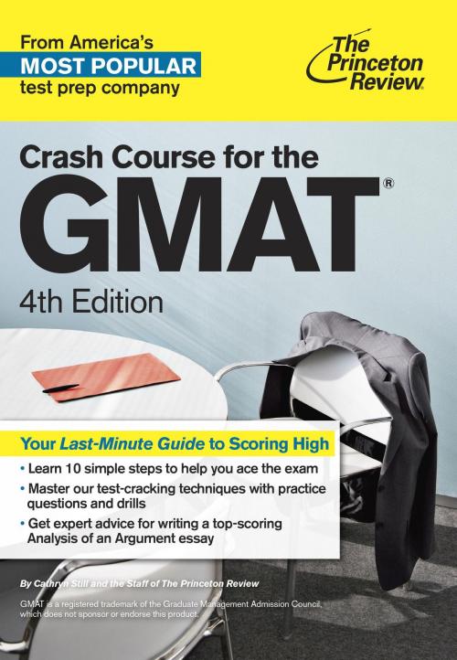Cover of the book Crash Course for the GMAT, 4th Edition by The Princeton Review, Random House Children's Books