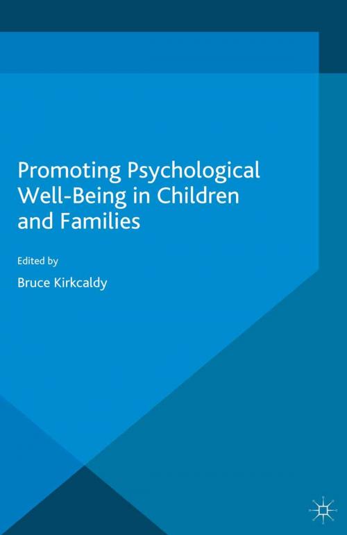 Cover of the book Promoting Psychological Wellbeing in Children and Families by , Palgrave Macmillan UK