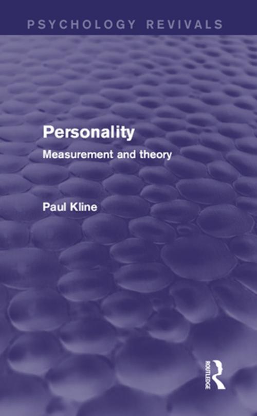 Cover of the book Personality (Psychology Revivals) by Paul Kline, Taylor and Francis