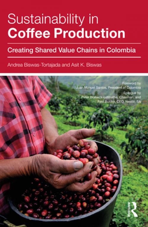 Cover of the book Sustainability in Coffee Production by Andrea Biswas-Tortajada, Asit K. Biswas, Taylor and Francis