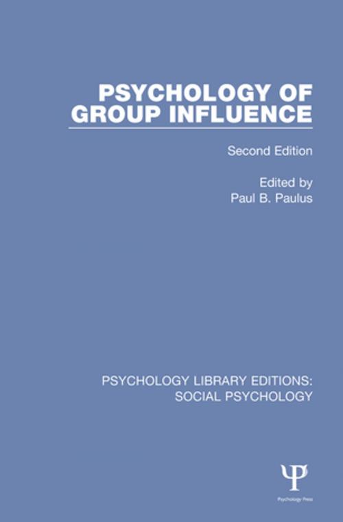 Cover of the book Psychology of Group Influence by , Taylor and Francis