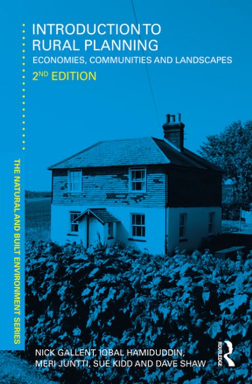 Cover of the book Introduction to Rural Planning by Nick Gallent, Iqbal Hamiduddin, Meri Juntti, Sue Kidd, Dave Shaw, Taylor and Francis