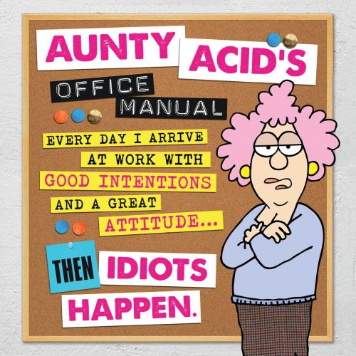 Cover of the book Aunty Acid's Office Manual by Ged Backland, Gibbs Smith