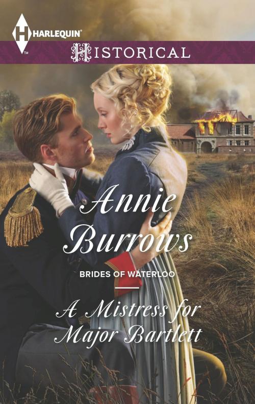 Cover of the book A Mistress for Major Bartlett by Annie Burrows, Harlequin