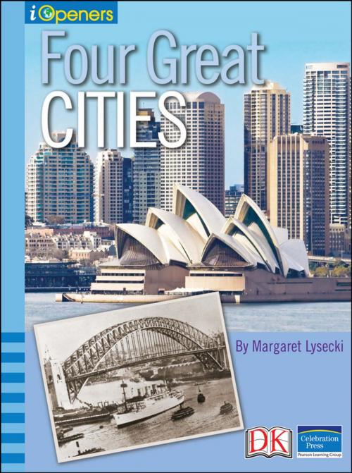 Cover of the book iOpener: Four Great Cities by Margaret Lysecki, DK Publishing