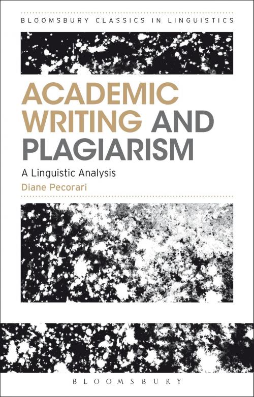 Cover of the book Academic Writing and Plagiarism by Dr. Diane Pecorari, Bloomsbury Publishing