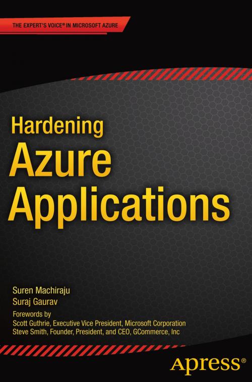 Cover of the book Hardening Azure Applications by Suraj  Gaurav, Suren Machiraju, Apress