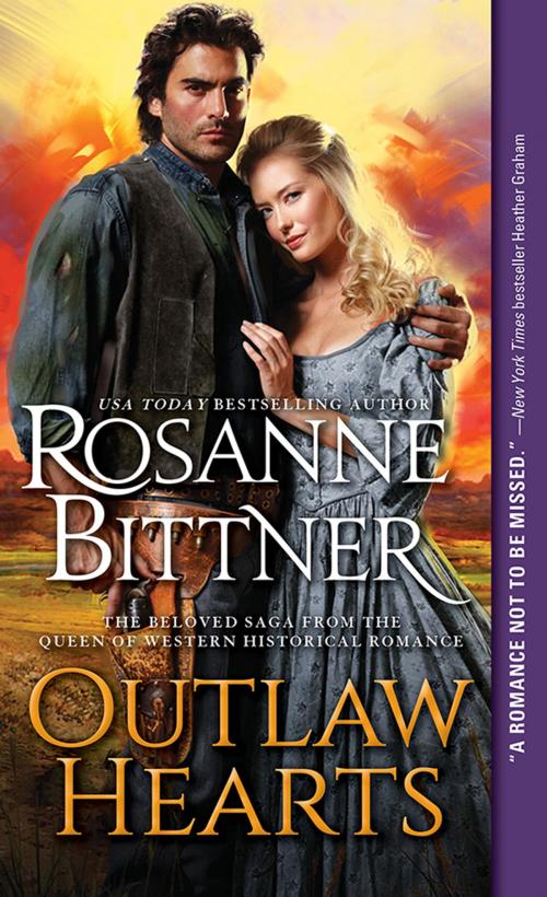 Cover of the book Outlaw Hearts by Rosanne Bittner, Sourcebooks