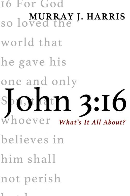 Cover of the book John 3:16 by Murray J. Harris, Wipf and Stock Publishers