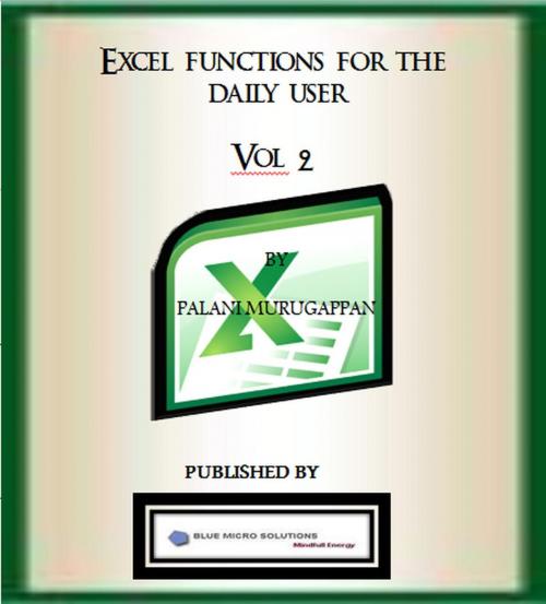 Cover of the book Microsoft Excel Functions Vol 2 by Palani Murugappan, Blue Micro Solutions