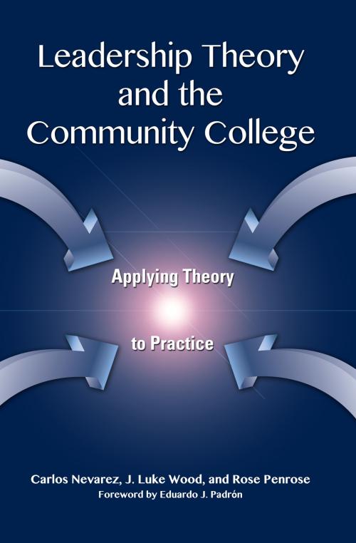 Cover of the book Leadership Theory and the Community College by Carlos Nevarez, J. Luke Wood, Rose Penrose, Stylus Publishing