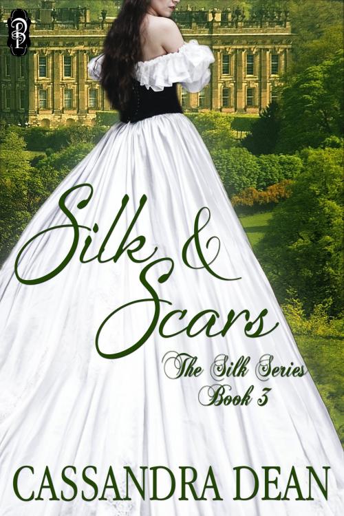 Cover of the book Silk and Scars by Cassandra Dean, Decadent Publishing Company