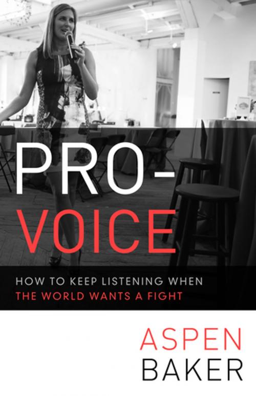 Cover of the book Pro-Voice by Aspen Baker, Berrett-Koehler Publishers