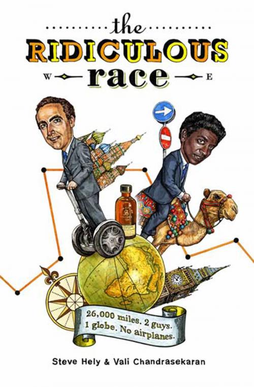Cover of the book The Ridiculous Race by Steve Hely, Vali Chandrasekaran, Henry Holt and Co.