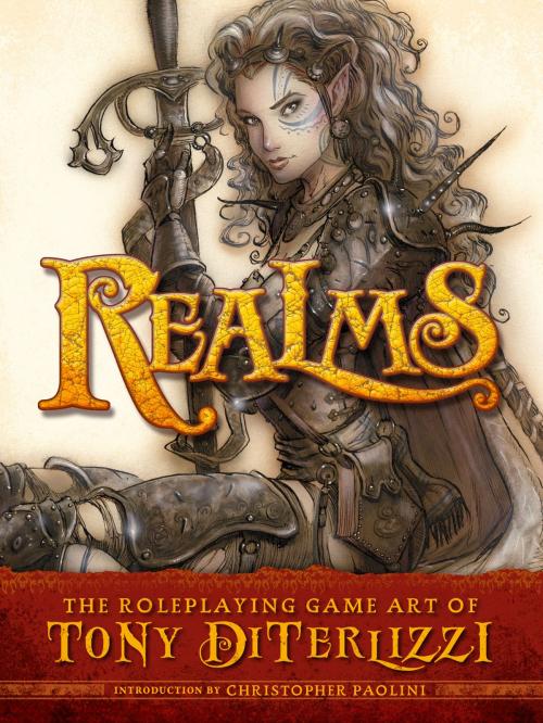 Cover of the book Realms: The Roleplaying Art of Tony DiTerlizzi by Tony DiTerlizzi, Guillermo Del Torro, Brom, Dark Horse Comics