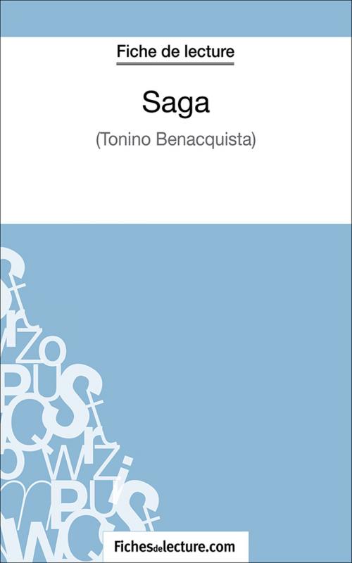 Cover of the book Saga by Vanessa Grosjean, fichesdelecture.com, FichesDeLecture.com