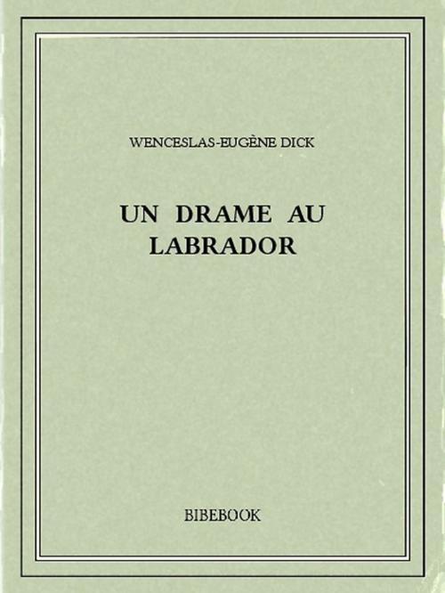 Cover of the book Un drame au Labrador by Wenceslas-Eugène Dick, Bibebook