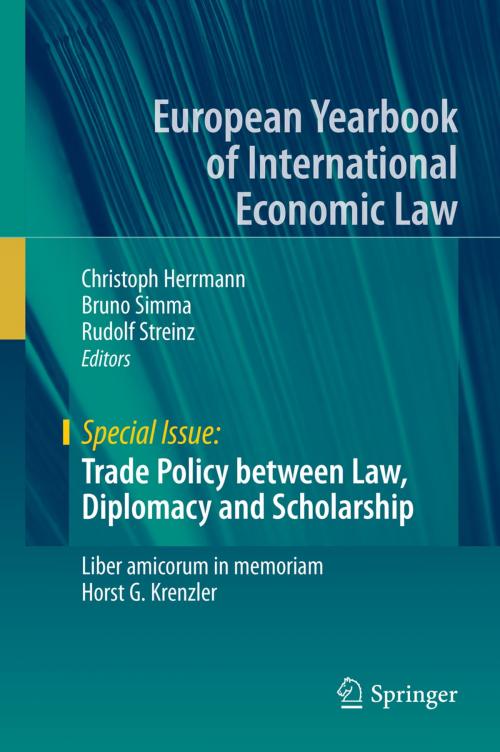 Cover of the book Trade Policy between Law, Diplomacy and Scholarship by , Springer International Publishing