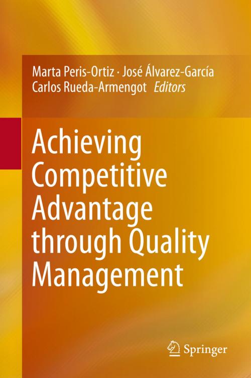 Cover of the book Achieving Competitive Advantage through Quality Management by , Springer International Publishing