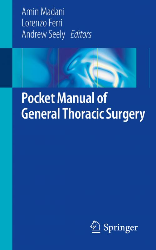 Cover of the book Pocket Manual of General Thoracic Surgery by , Springer International Publishing
