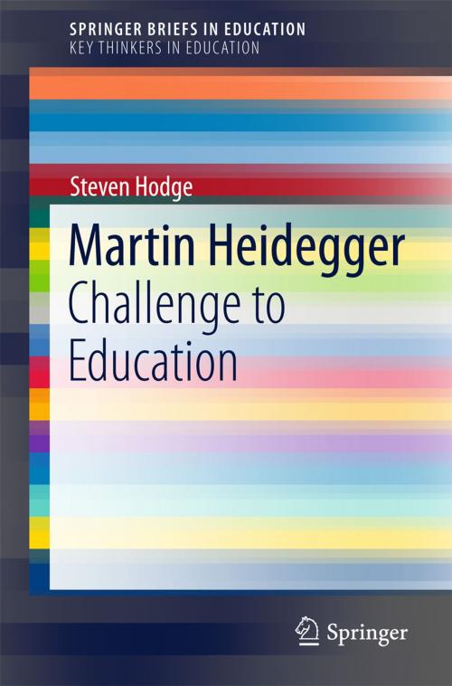 Cover of the book Martin Heidegger by Steven Hodge, Springer International Publishing