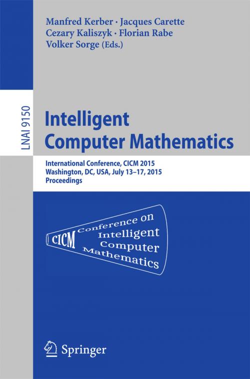 Cover of the book Intelligent Computer Mathematics by , Springer International Publishing