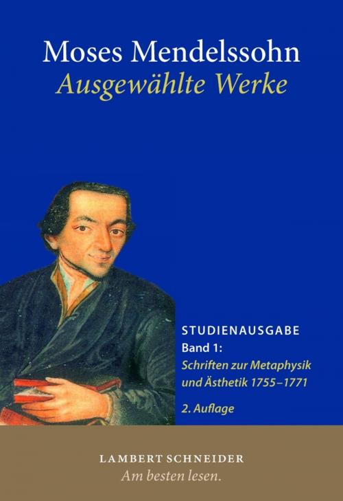 Cover of the book Moses Mendelssohn by , Lambert Schneider