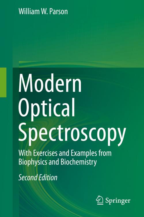 Cover of the book Modern Optical Spectroscopy by William W. Parson, Springer Berlin Heidelberg