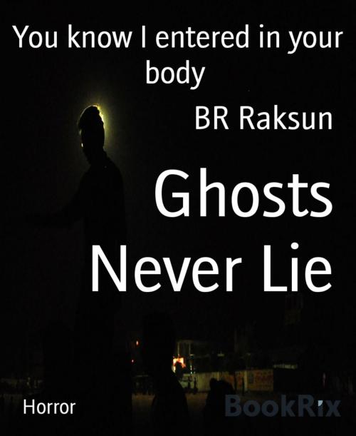Cover of the book Ghosts Never Lie by BR Raksun, BookRix
