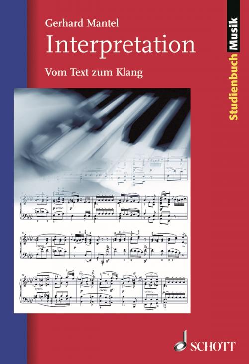 Cover of the book Interpretation by Gerhard Mantel, Schott Music
