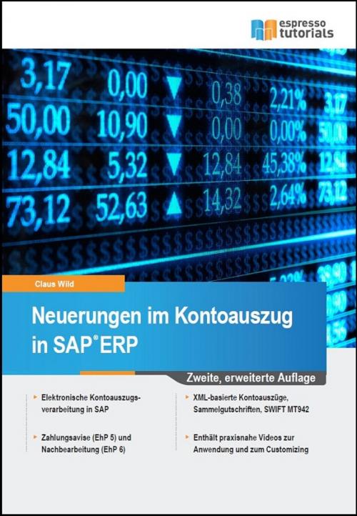 Cover of the book Neuerungen im Kontoauszug in SAP ERP by Claus Wild, Espresso Tutorials