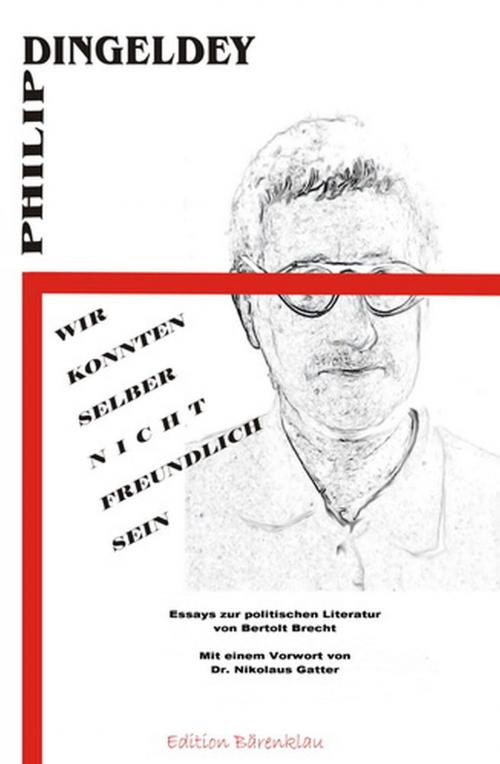 Cover of the book „Wir konnten selber nicht freundlich sein“ by Philip J. Dingeldey, CassiopeiaPress