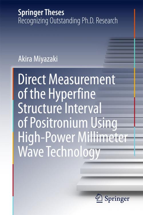 Cover of the book Direct Measurement of the Hyperfine Structure Interval of Positronium Using High-Power Millimeter Wave Technology by Akira Miyazaki, Springer Japan