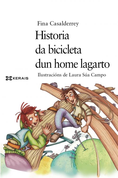 Cover of the book Historia da bicicleta dun home lagarto by Fina Casalderrey, Edicións Xerais